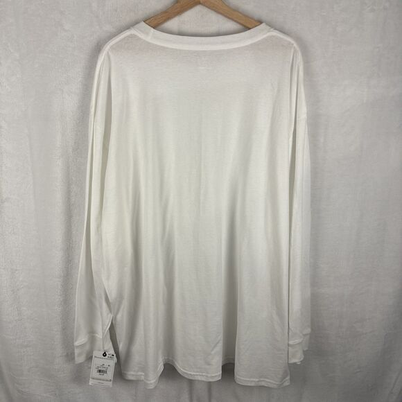 Champion Classic Tagless Big & Tall Long Sleeve T-Shirt Size 3XB White NWT - Picture 5 of 6